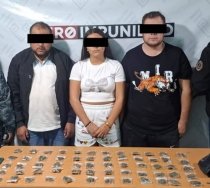 En el barrio de F&aacute;tima, de SCLC, detienen a tres presuntos narcomenudistas y ladrones