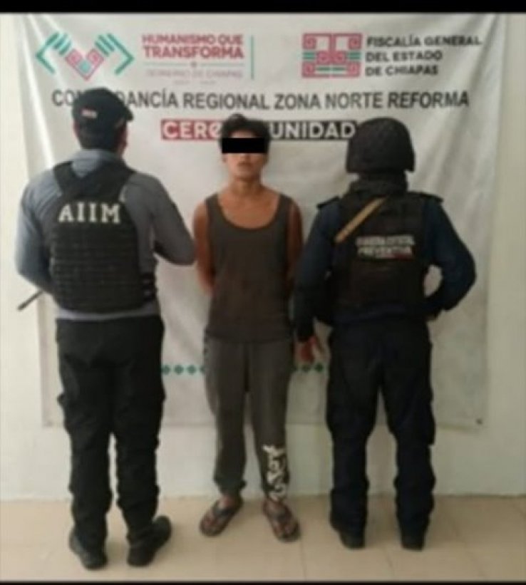 FGE y SSP aprehenden a presunto responsable de homicidio calificado en grado de tentativa