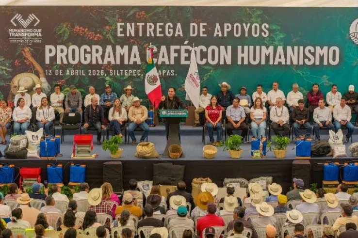 Eduardo Ram&iacute;rez lleva apoyos del programa Caf&eacute; con Humanismo a cafeticultores de la Sierra