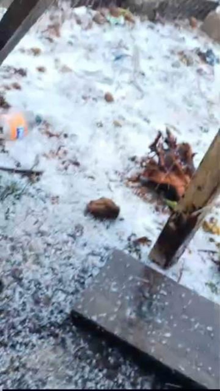 Granizada y fuertes lluvias sorprenden a Zinacant&aacute;n