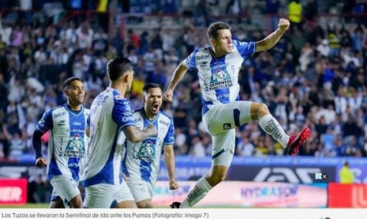Pachuca rescata el 1-0 contra Pumas, con diez jugadores y Valencia lesionado