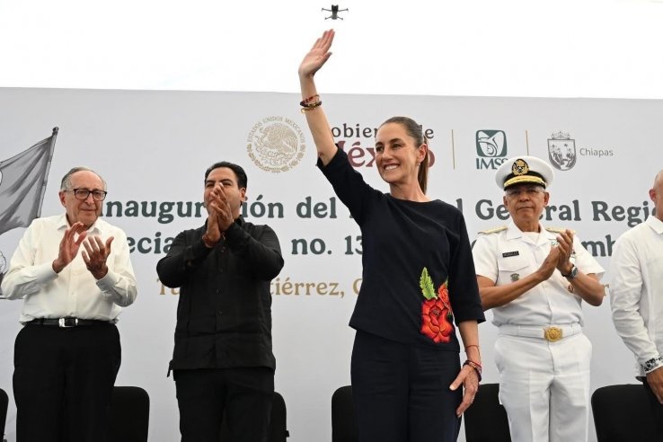 Claudia Sheinbaum, junto a Eduardo Ram&iacute;rez, inaugura Hospital &ldquo;XIV de septiembre&rdquo; del IMSS
