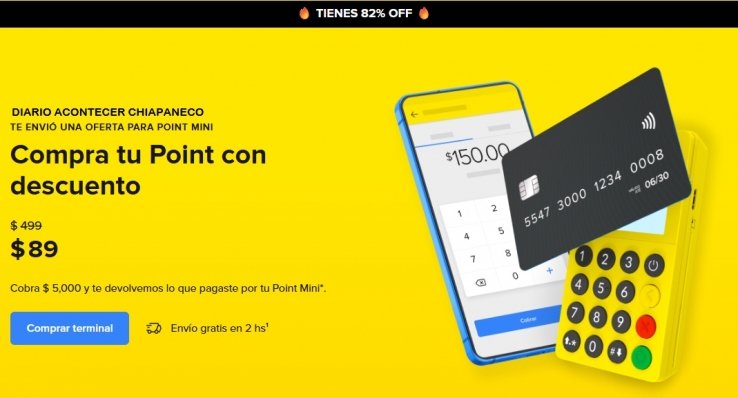 Oferta en terminales Mercado Pago