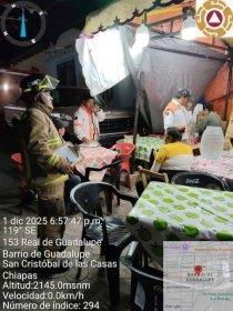 Protecci&oacute;n Civil refuerza medidas de seguridad en la Plazuela de Guadalupe de San Crist&oacute;bal