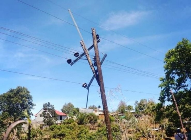 M&aacute;s de 24 horas sin luz en Teopisca