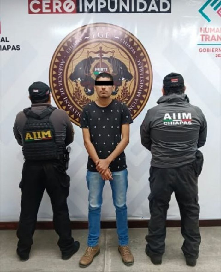 Aprehenden a presunto responsable de pederastia agravada, en Chiapa de Corzo