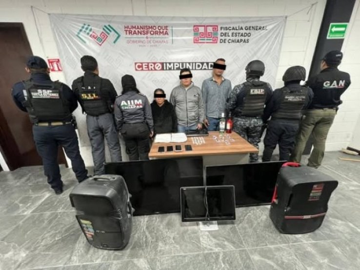 Grupo Interinstitucional detiene a tres personas por los delitos de encubrimiento por receptaci&oacute;n y contra la salud