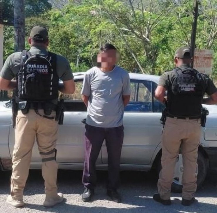 En Palenque detienen a una persona por el presunto delito de robo vehicular