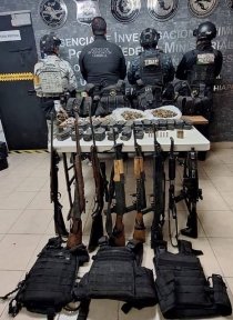 Asegura SSP armamento, veh&iacute;culos, equipo t&aacute;ctico y narc&oacute;ticos en operativo interinstitucional