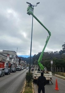 Refuerzan mantenimiento de alumbrado p&uacute;blico en bulevares y Centro Hist&oacute;rico de San Crist&oacute;bal