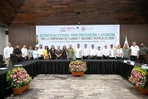 Eduardo Ram&iacute;rez coordina estrategia estatal de protecci&oacute;n civil para temporada de lluvias y ciclones tropicales