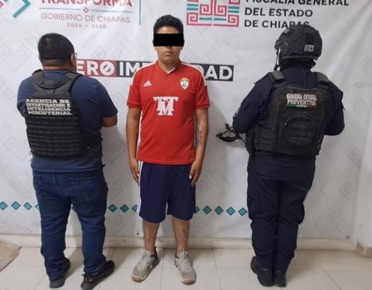 FGE y SSP aprehenden a presunto responsable de homicidio calificado y de homicidio calificado en grado de tentativa