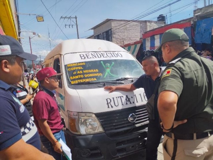 Realiza Secretar&iacute;a de Movilidad y Transporte supervisi&oacute;n al transporte concesionado en Ocosingo